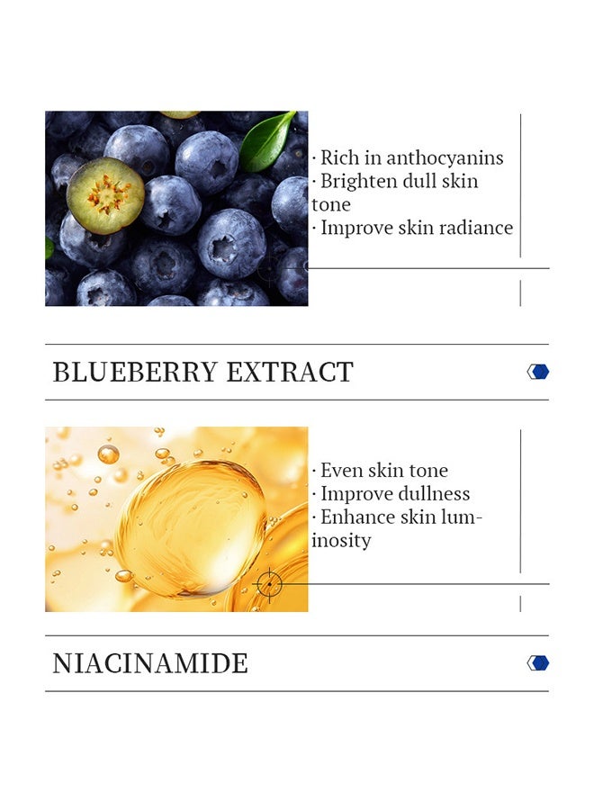 Kormesic Bright Blueberry Night Cream, Facial Moisturizer Barrier Cream for Hydration Moisture & Vitality 30g - Image 5